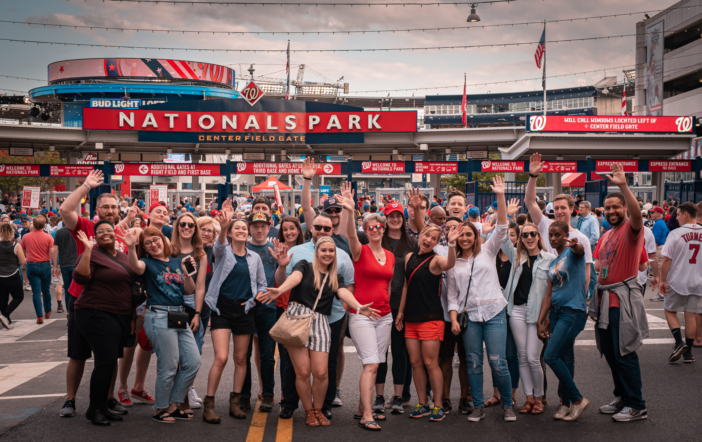 washington dc physical therapy navy yard rose nationals baseball game