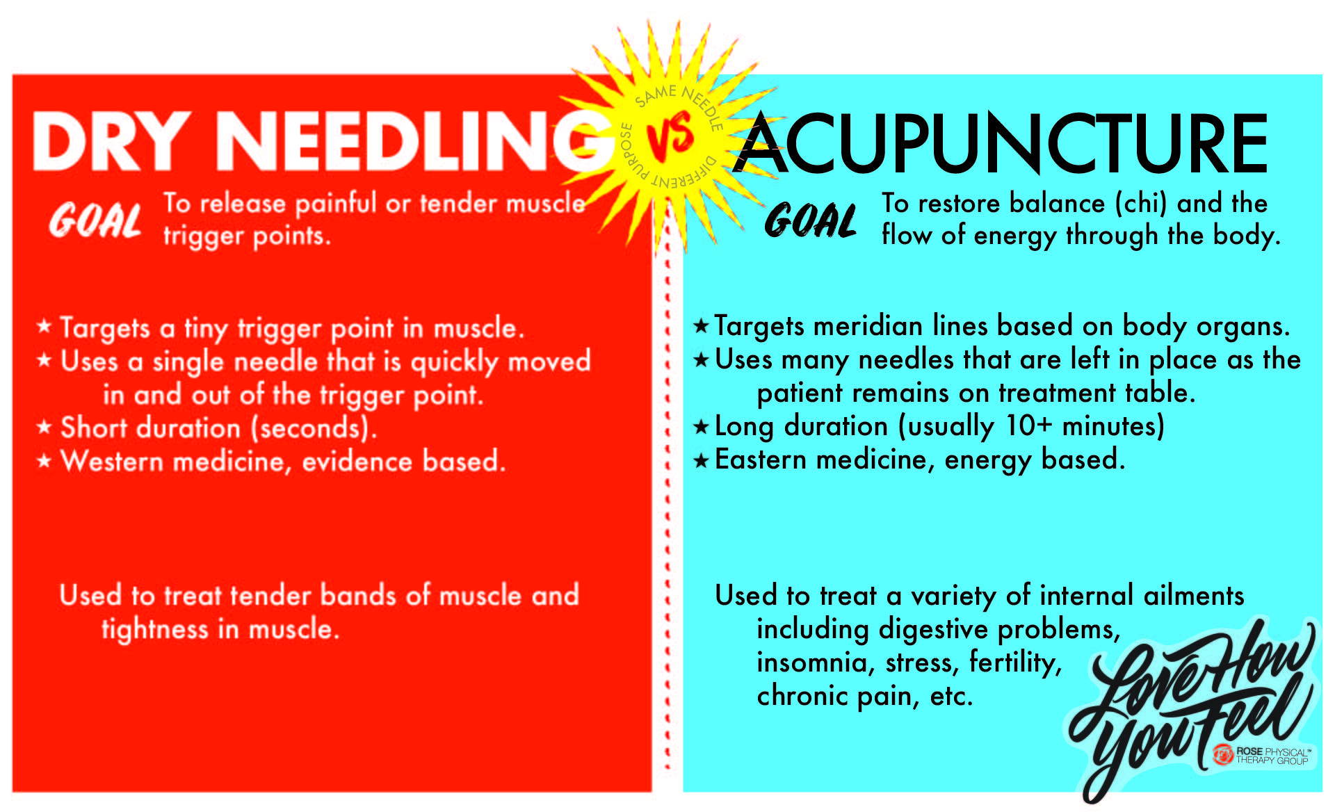 Basics Of Trigger Point Dry Needling Rose Physical Therapy Group