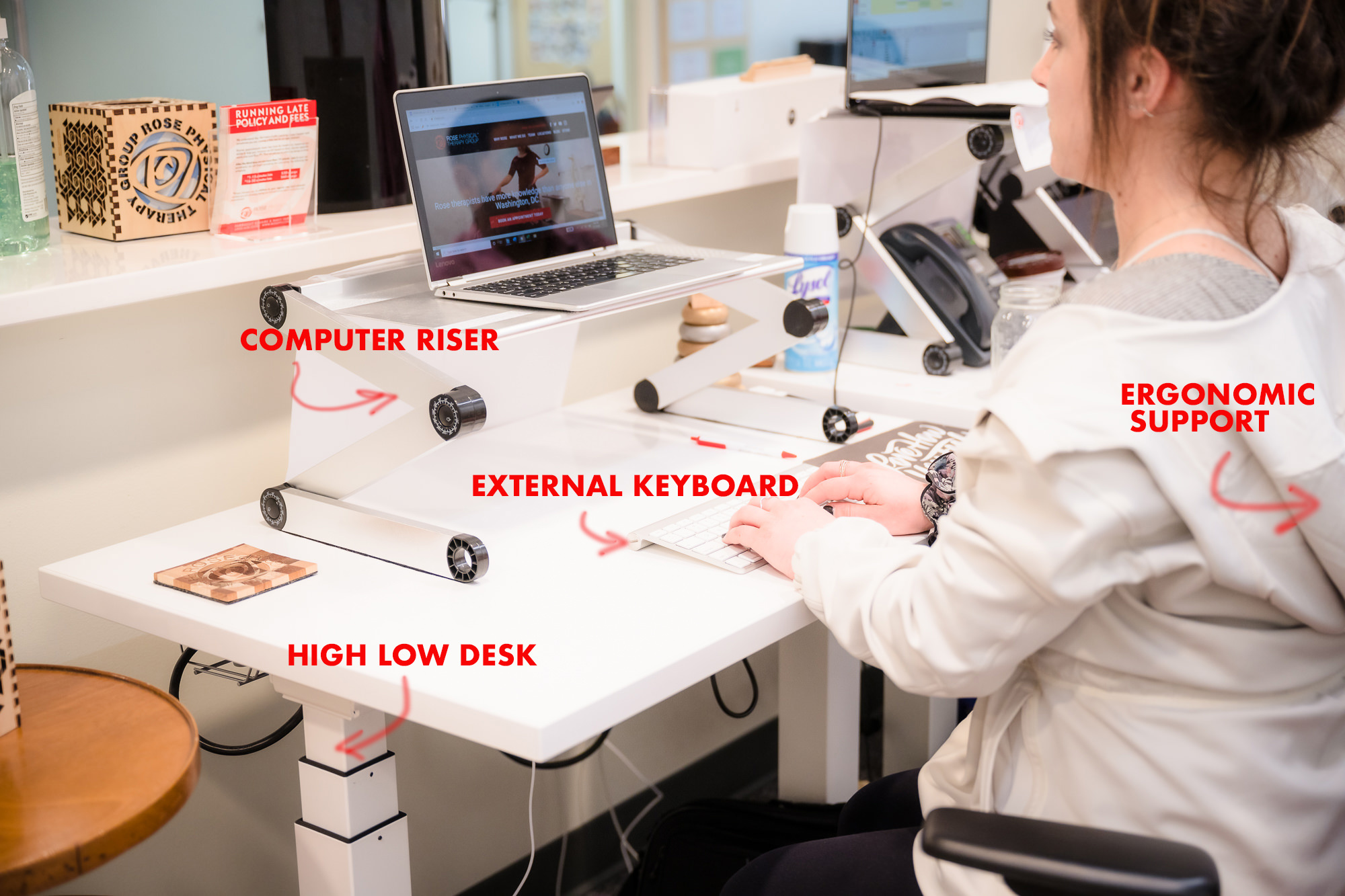 washington dc ergonomics telework desk setup home physical therapy