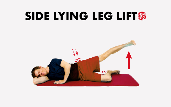 Side lying leg lift