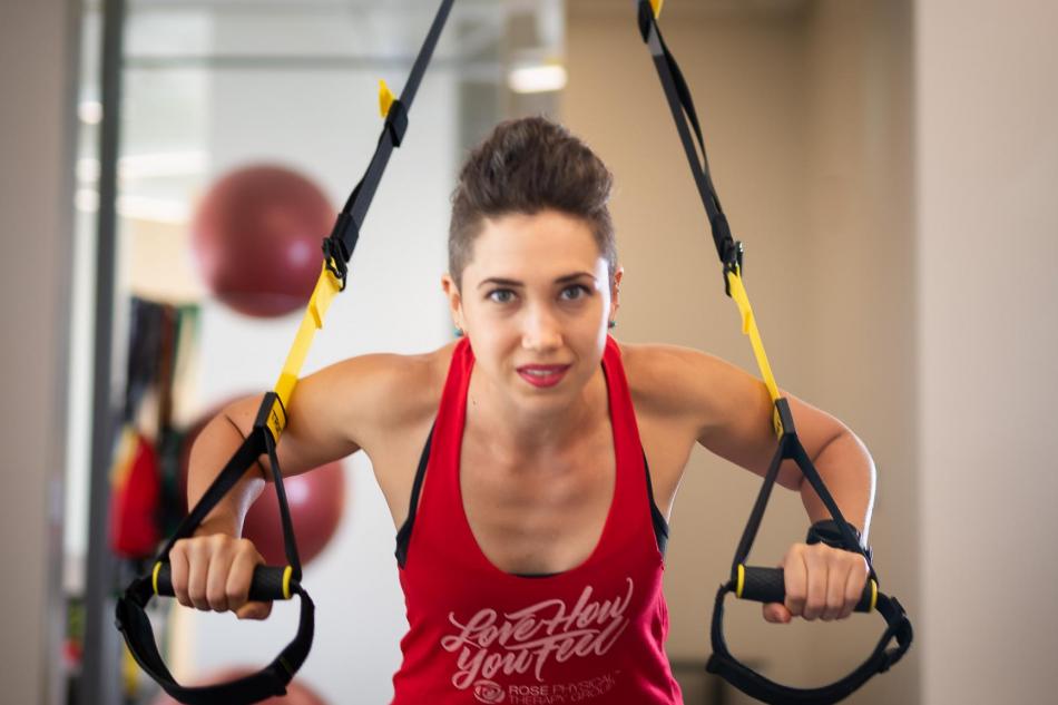 trx kit at Rose physical therapy in washington dc