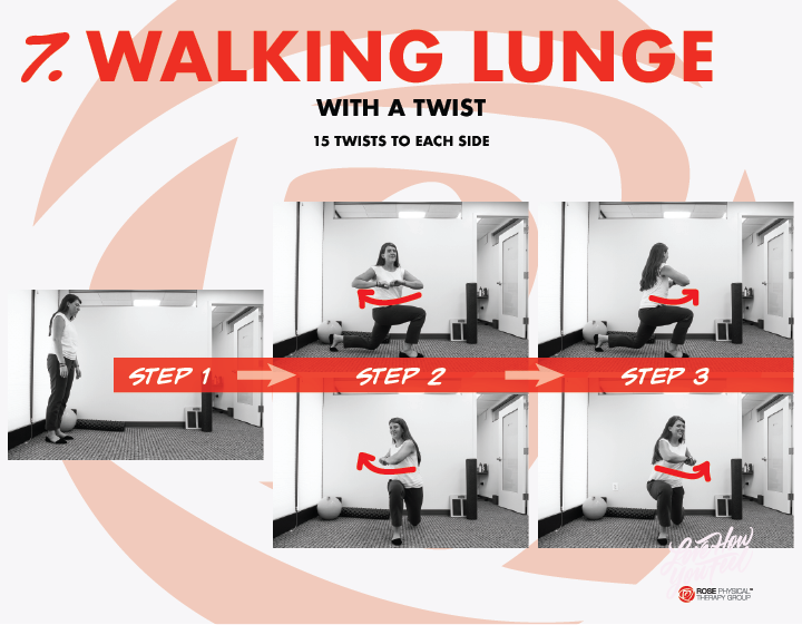 walking lunge rose physical therapy